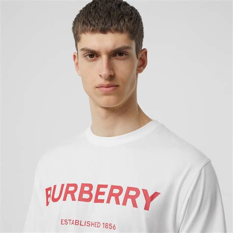 burberry t shirt herren weiß|Baumwoll.